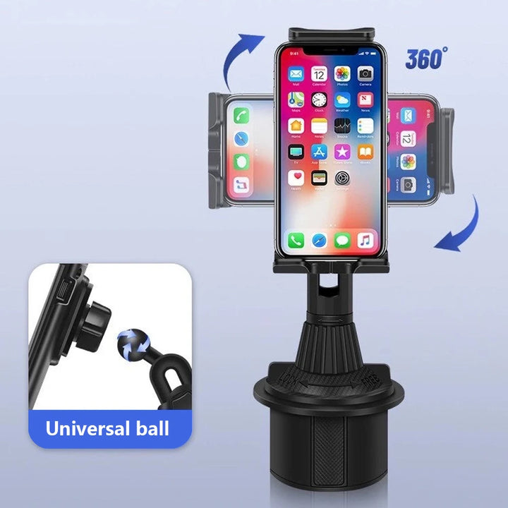 Universal 360 Car Cup Holder Tablet Auto Mobile Mount Cradle for Apple iPad Pro 12.9 Air 2019 Mini 4 5 Samsung Tab S7 Plus 12.4