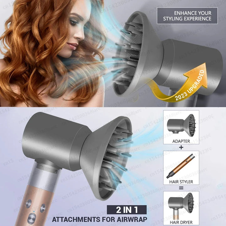 Diffuser Accessories For Dyson Airwrap HS05 HS01 Styler Converting to Hair Dryer Seconds Change to For Supersonic Nozzle Adapter