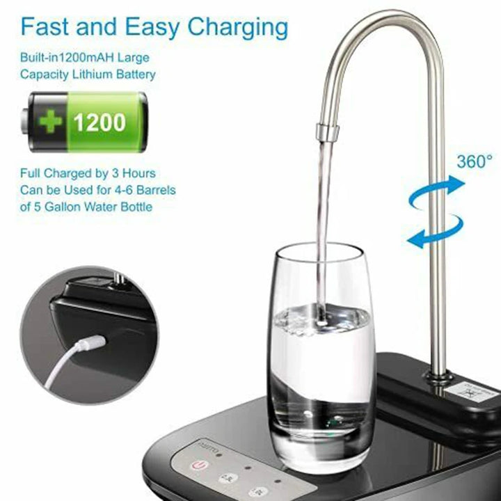 Electric Water Dispenser Pump Portable Automatic USB Table Bucket Barreled Water Pumps Wireless Universal DrinkIng Bottle Pump