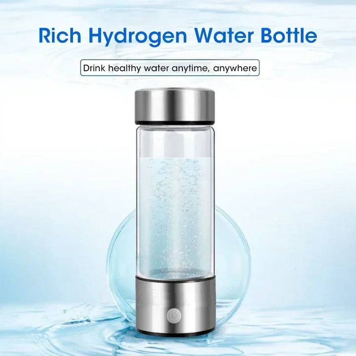 Hydrogen-rich Water Cup Portable Water Cup New USB Rechargeable Water Cup High Borosilicate Electrolytic Hydrogen Water Cup