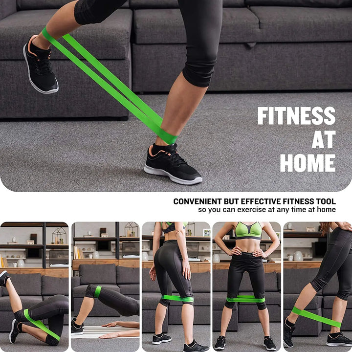 LINGPENG Resistance Band Set for Men and Women 5 Elastic Bands with Different Resistance Levels for Long Workouts Home Gym